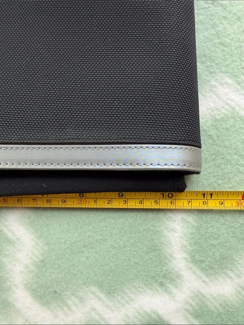 Dell Black and Silver Trim Laptop Sleeve with Magnetic Closure - 14” long